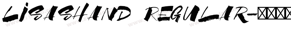 LisasHand Regular字体转换